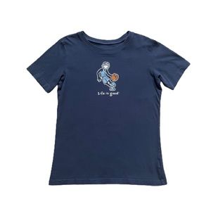 Life is Good Basketball Tee